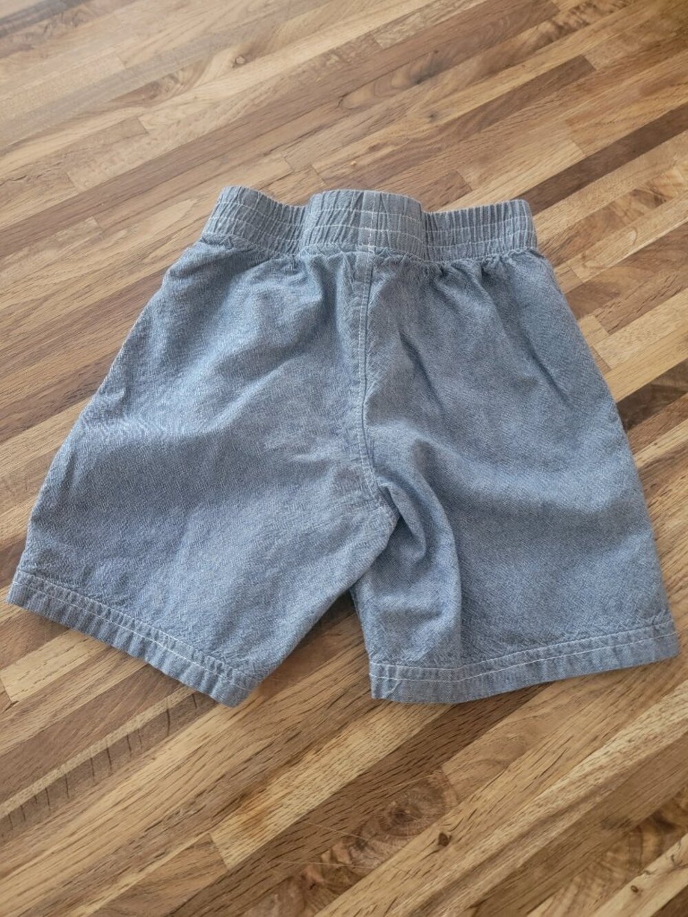 Healthtex Blue Chambray Pull On Elastic Waist Toddler Shorts, size 2T - Picture 2 of 3